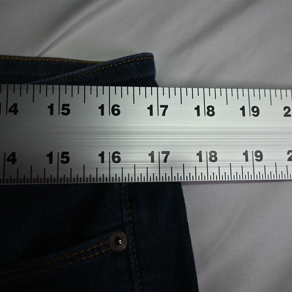 LOFT 31 / 12 Modern Skinny Ankle Dark Wash Stretch Denim Womens Jeans - Picture 2 of 9